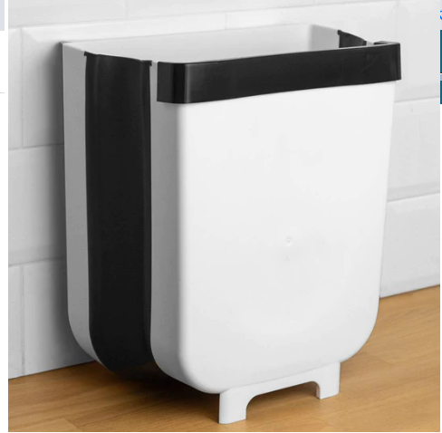 OFERTA! Cubo basura plegable con soporte cocina - OFERTA !!