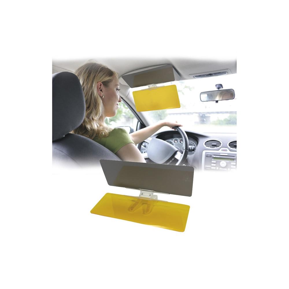 Parasol para coche Vizclear HD Car Visor, bloquea la luz del sol, mejora la visión de noche, realza color, claridad y contraste - OFERTA